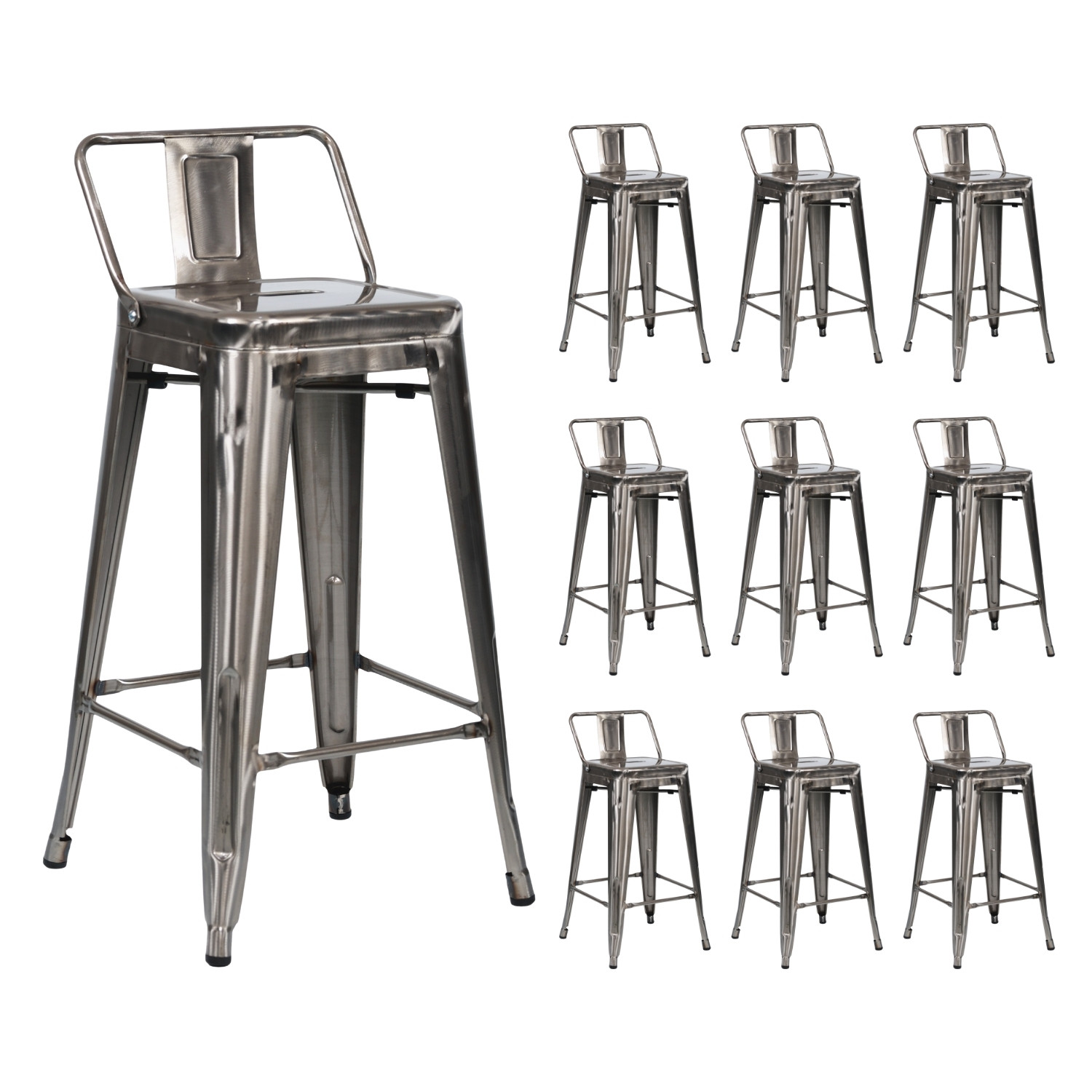 Pack 10 Taburetes Altos...